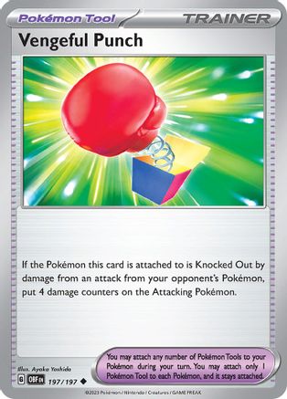 Vengeful Punch (197) Uncommon Reverse Holofoil
