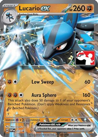 Lucario ex (17) Promo Holofoil