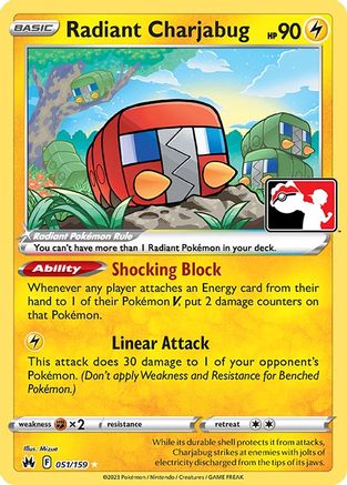 Radiant Charjabug (51) Radiant Rare Holofoil
