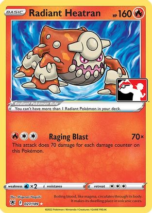 Radiant Heatran (27) Radiant Rare Holofoil