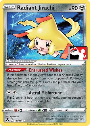 Radiant Jirachi (120) Radiant Rare Holofoil