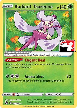Radiant Tsareena (16) Radiant Rare Holofoil