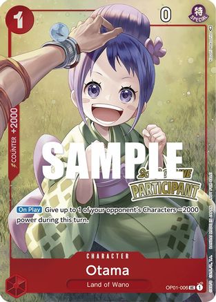 Otama (Online Regional 2023) [Participant] (OP01-006) - One Piece Promotion Cards Foil