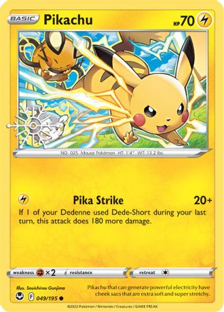 Pikachu - 049/195 (Holiday Calendar) (49) Common Holofoil