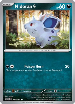 Nidoran F (29) Common Reverse Holofoil