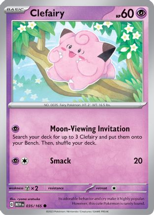Clefairy (35) Common Reverse Holofoil