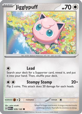 Jigglypuff (39) Common Reverse Holofoil