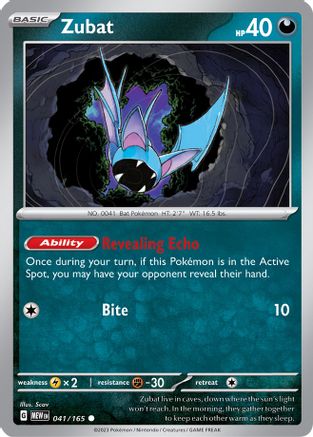 Zubat (41) Common Reverse Holofoil