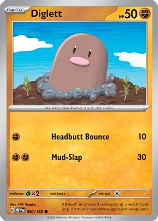 Diglett (50) Common