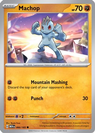 Machop (66) Common Reverse Holofoil