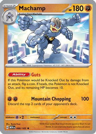 Machamp (68) Rare Holofoil