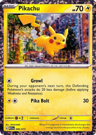 Pikachu (6) Promo Holofoil