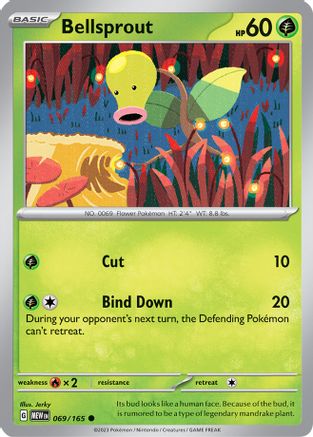 Bellsprout (69) Common Reverse Holofoil