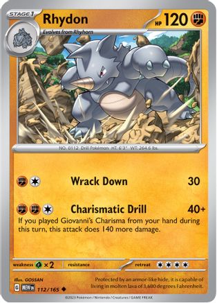 Rhydon (112) Uncommon