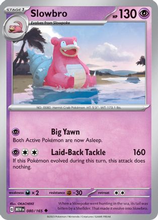 Slowbro (80) Uncommon Reverse Holofoil