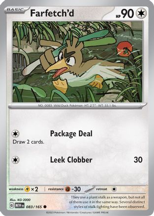 Farfetch'd (83) Common Reverse Holofoil