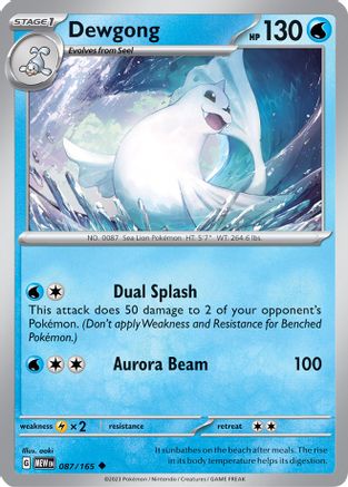 Dewgong (87) Uncommon Reverse Holofoil