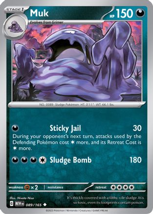 Muk (89) Uncommon Reverse Holofoil