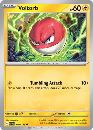 Voltorb (100) Common Reverse Holofoil