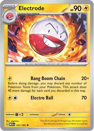 Electrode (101) Rare Reverse Holofoil