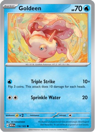 Goldeen (118) Common Reverse Holofoil
