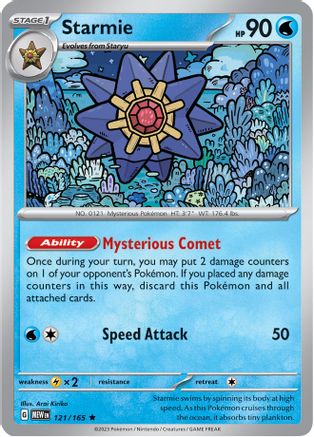 Starmie (121) Rare Holofoil