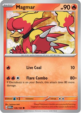 Magmar (126) Common Reverse Holofoil