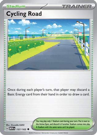 Cycling Road (157) Uncommon Reverse Holofoil