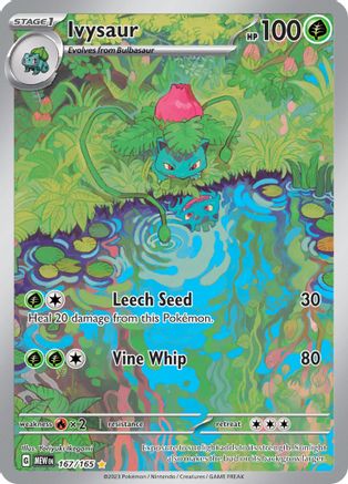 Ivysaur - 167/165 (167) Illustration Rare Holofoil