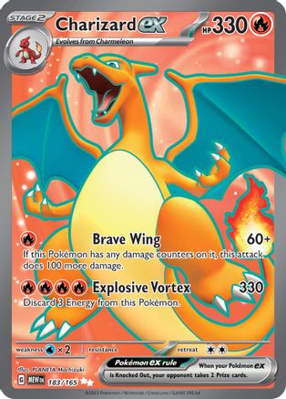 Charizard ex - 183/165 (183) Ultra Rare Holofoil