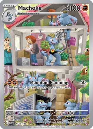 Machoke - 177/165 (177) Illustration Rare Holofoil