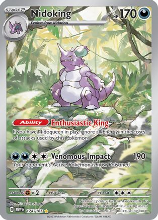 Nidoking - 174/165 (174) Illustration Rare Holofoil