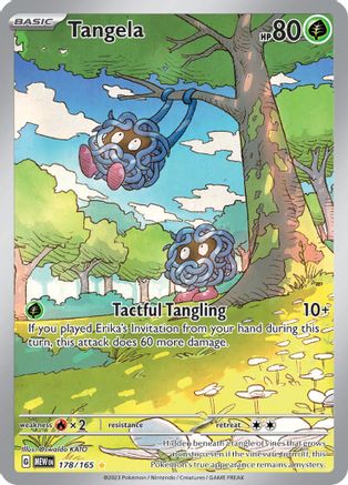 Tangela - 178/165 (178) Illustration Rare Holofoil