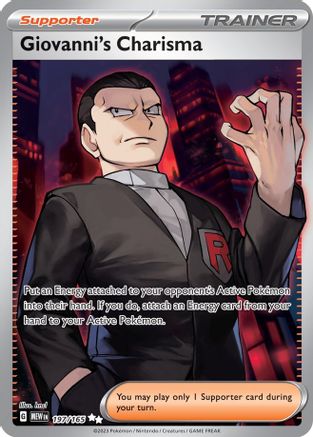 Giovanni's Charisma - 197/165 (197) Ultra Rare Holofoil