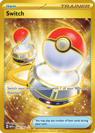 Switch - 206/165 (206) Hyper Rare Holofoil