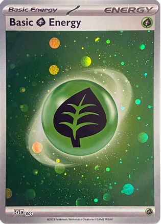 Basic Grass Energy (Cosmos Holo) (1) Common Holofoil