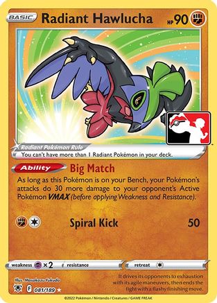 Radiant Hawlucha (81) Radiant Rare Holofoil