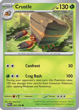Crustle - 007/182 (7) Common Reverse Holofoil