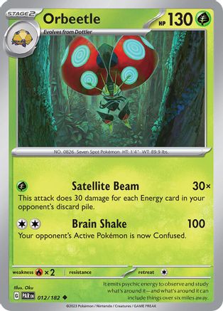 Orbeetle (12) Uncommon Reverse Holofoil