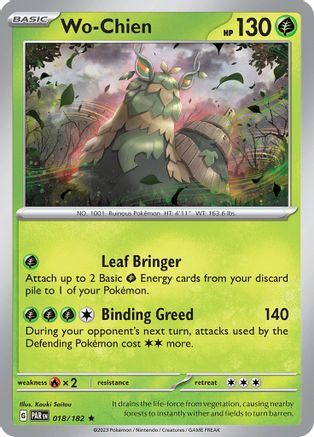 Wo-Chien (18) Rare Reverse Holofoil