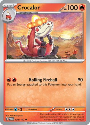 Crocalor (24) Uncommon Reverse Holofoil
