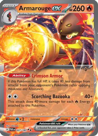 Armarouge ex (27) Double Rare Holofoil