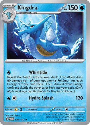 Kingdra (32) Rare Holofoil