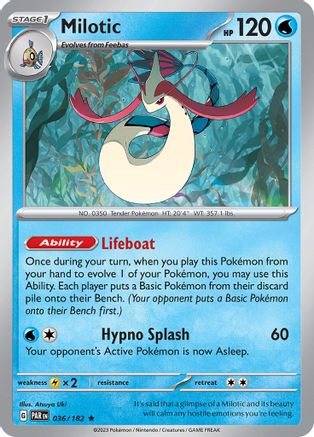 Milotic (36) Rare Reverse Holofoil