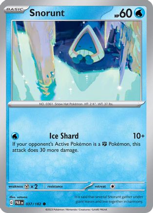 Snorunt - 037/182 (37) Common Reverse Holofoil