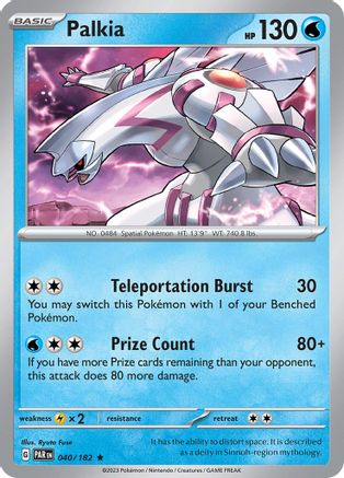 Palkia (40) Rare Holofoil