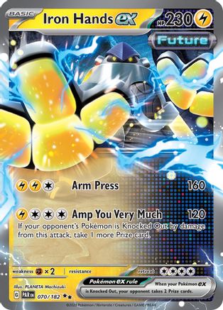 Iron Hands ex - 070/182 (70) Double Rare Holofoil