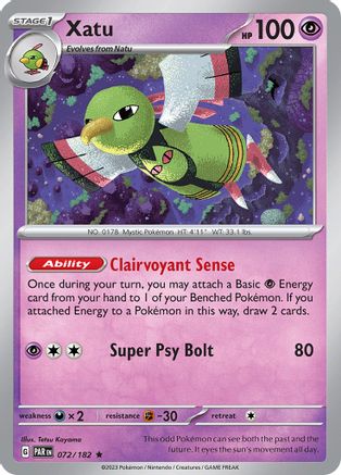 Xatu (72) Rare Holofoil