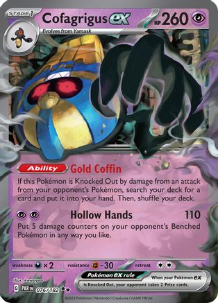 Cofagrigus ex (76) Double Rare Holofoil