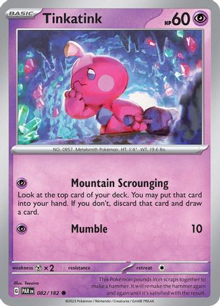 Tinkatink - 082/182 (82) Common Reverse Holofoil